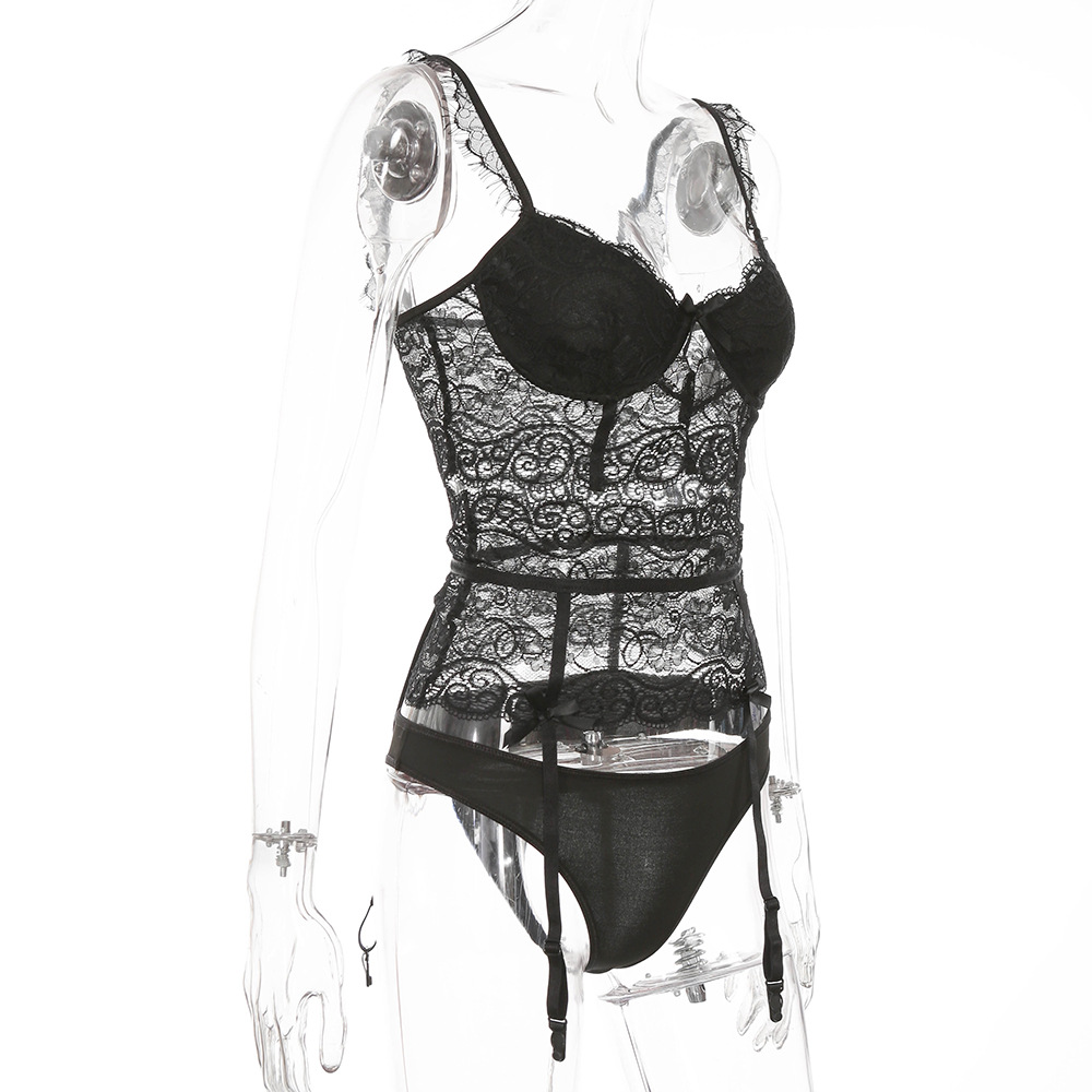 sexy lingerieAmazon European and American New Style with Steel Ring Push up Lace Sexy Three-Piece Set 12348 sexy lingerieAmazon European and American New Style with Steel Ring Push up Lace Sexy Three-Piece Set 12348