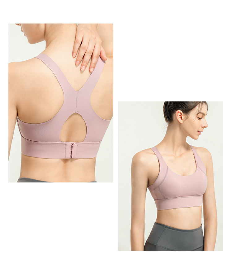 Shockproof Push-up Shape Fixing Seamless Buckle Sports Underwear Women's Yoga Vest Professional Quick-Drying Running Fitness Bra Shockproof Push-up Shape Fixing Seamless Buckle Sports Underwear Women's Yoga Vest Professional Quick-Drying Running Fitness Bra