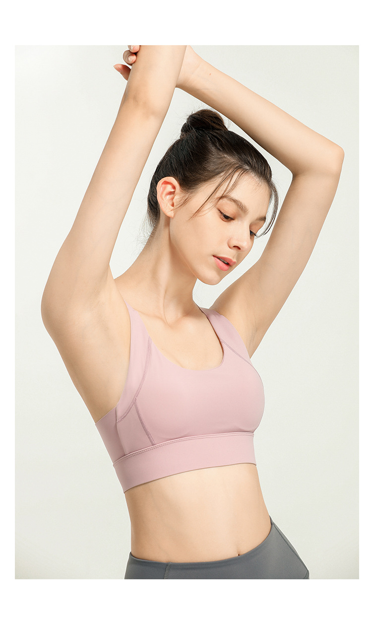 Shockproof Push-up Shape Fixing Seamless Buckle Sports Underwear Women's Yoga Vest Professional Quick-Drying Running Fitness Bra Shockproof Push-up Shape Fixing Seamless Buckle Sports Underwear Women's Yoga Vest Professional Quick-Drying Running Fitness Bra