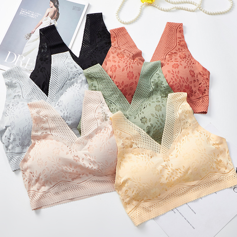 New Summer Ice Silei Simei Back Vest One Piece with Chest Pad Push up Large Size without Steel Ring Bra Seamless Tube Top