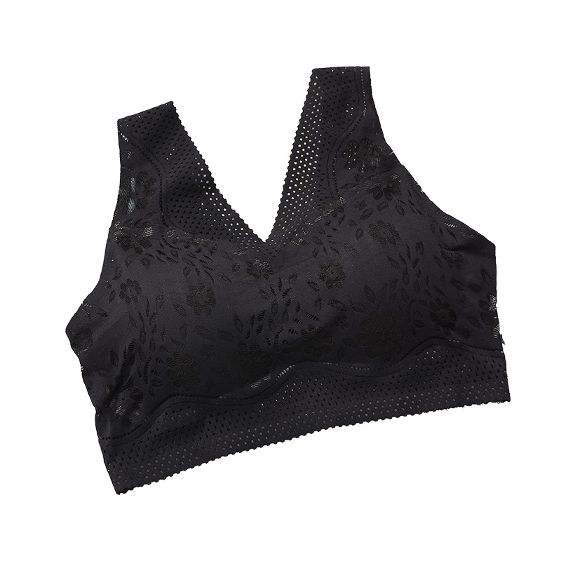 New Summer Ice Silei Simei Back Vest One Piece with Chest Pad Push up Large Size without Steel Ring Bra Seamless Tube Top