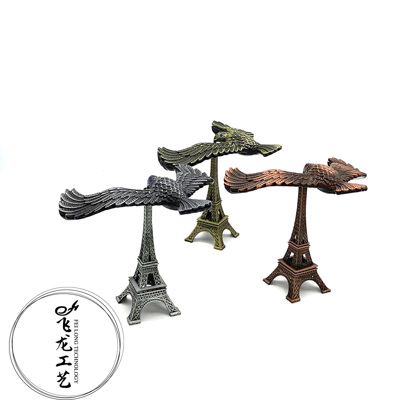 Zinc alloy balance eagle gravity bird pendulum adult tumbler large metal decoration permanent suspension eagle teaching