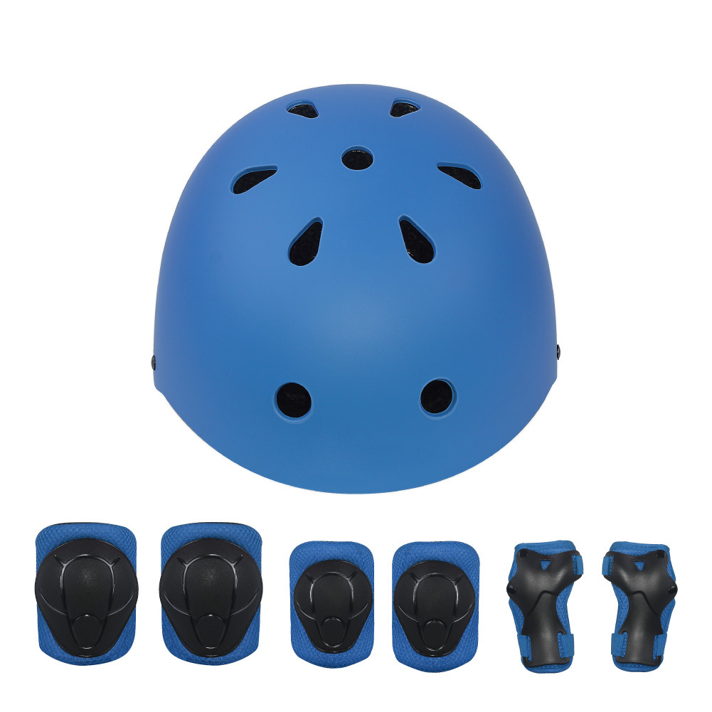 Protective Gear Balance Bike (for Kids) Helmet Skating Skateboard Protective Clothing Suit Seven Piece Set Custom Logo