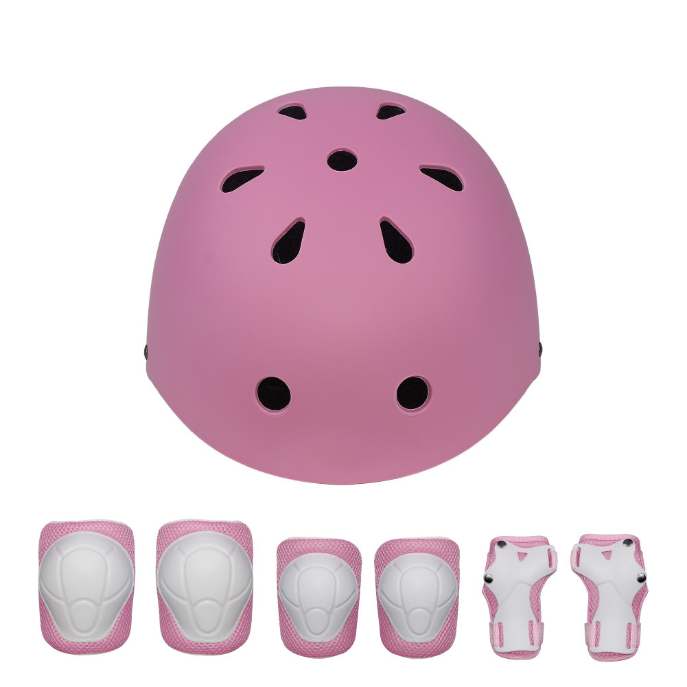 Protective Gear Balance Bike (for Kids) Helmet Skating Skateboard Protective Clothing Suit Seven Piece Set Custom Logo