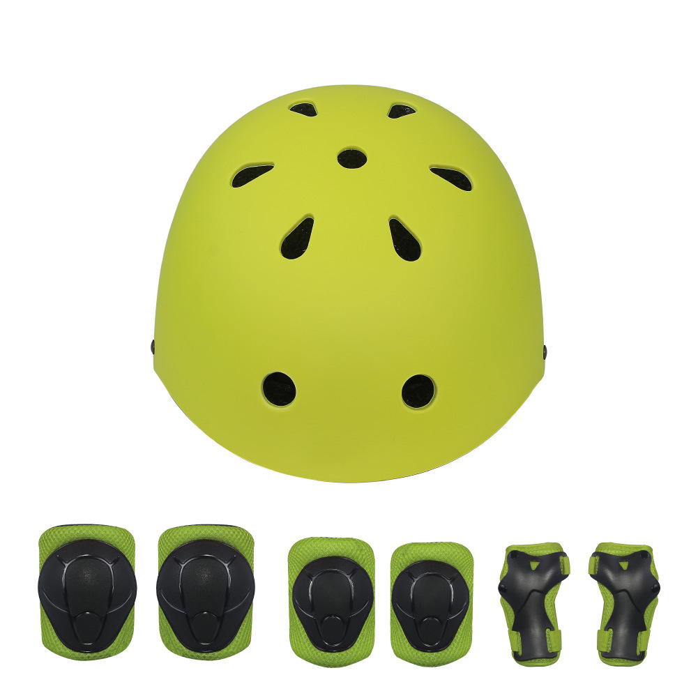 Protective Gear Balance Bike (for Kids) Helmet Skating Skateboard Protective Clothing Suit Seven Piece Set Custom Logo