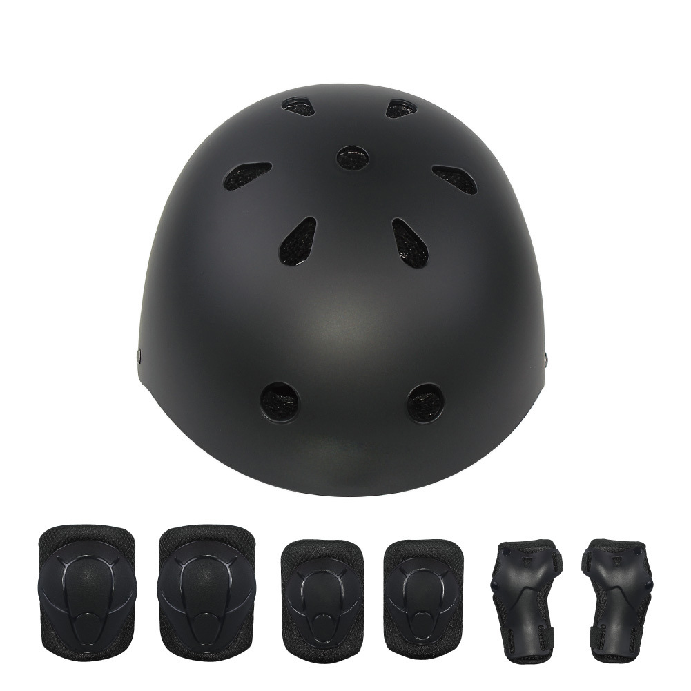 Protective Gear Balance Bike (for Kids) Helmet Skating Skateboard Protective Clothing Suit Seven Piece Set Custom Logo