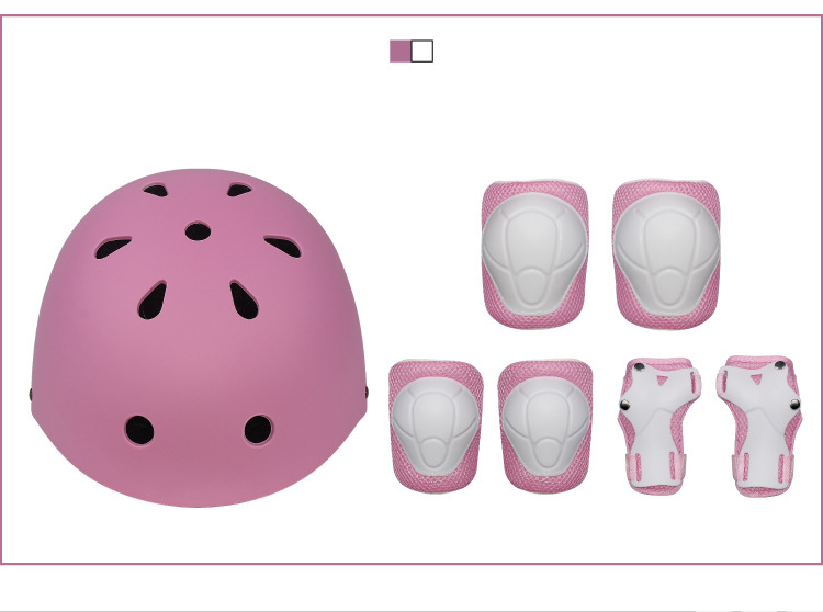 Protective Gear Balance Bike (for Kids) Helmet Skating Skateboard Protective Clothing Suit Seven Piece Set Custom Logo Protective Gear Balance Bike (for Kids) Helmet Skating Skateboard Protective Clothing Suit Seven Piece Set Custom Logo