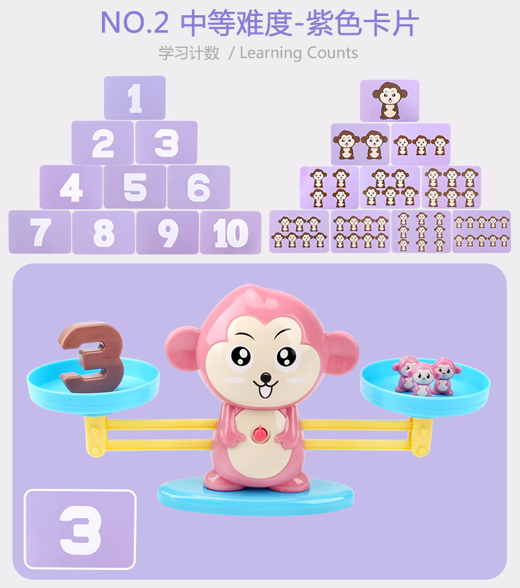 Cross-Border Hot Sale Balance Monkey Early Childhood Educational Toys Balance Enlightenment Addition and Subtraction Arithmetic Spot Factory Direct Sales Cross-Border Hot Sale Balance Monkey Early Childhood Educational Toys Balance Enlightenment Addition and Subtraction Arithmetic Spot Factory Direct Sales