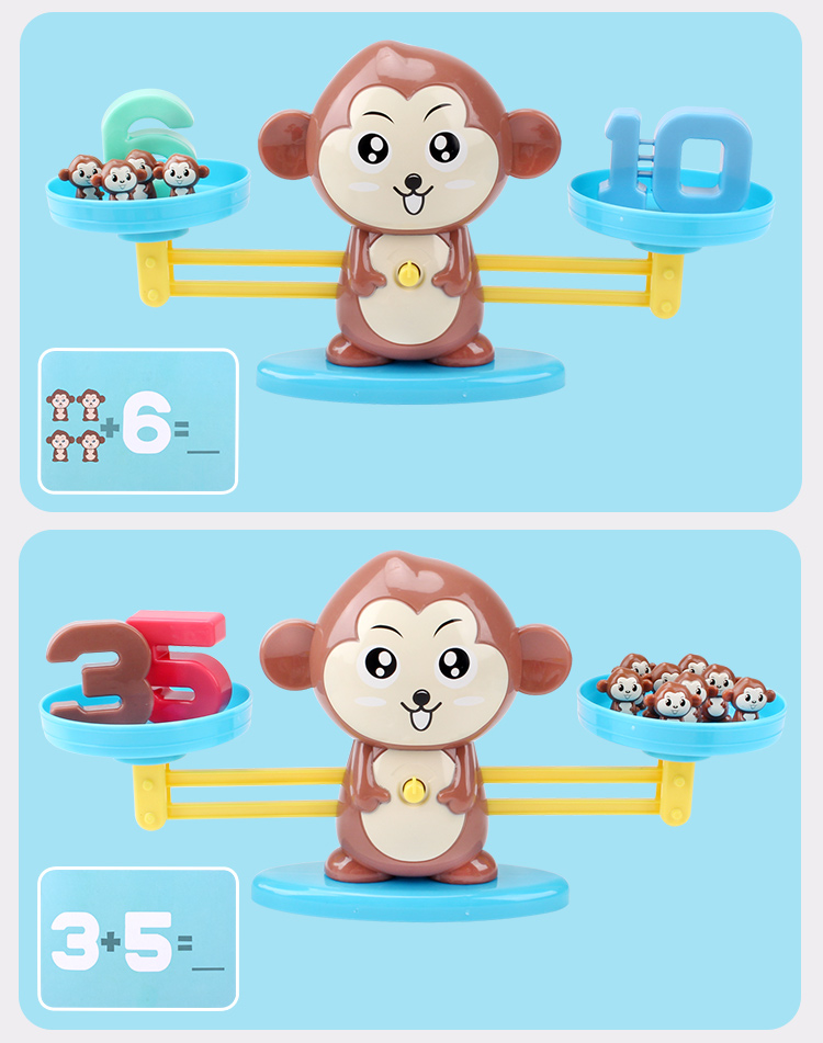 Cross-Border Hot Sale Balance Monkey Early Childhood Educational Toys Balance Enlightenment Addition and Subtraction Arithmetic Spot Factory Direct Sales Cross-Border Hot Sale Balance Monkey Early Childhood Educational Toys Balance Enlightenment Addition and Subtraction Arithmetic Spot Factory Direct Sales