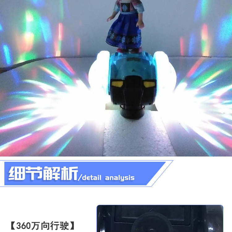 Best-Seller on Douyin Spider Man Balance Car Universal Electric Lamplight Music Spider Man Captain Children's Toys Wholesale
