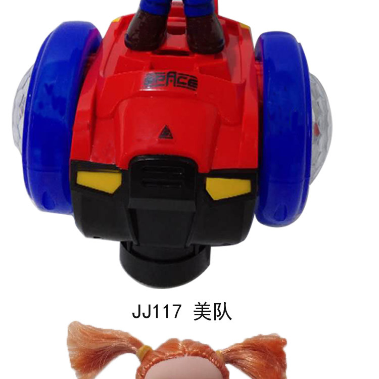 Best-Seller on Douyin Spider Man Balance Car Universal Electric Lamplight Music Spider Man Captain Children's Toys Wholesale