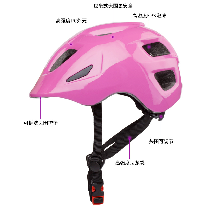 Children&#039;s Helmet Bicycle Riding Helmet Roller Skating Skateboard Balance Car Helmet with Children&#039;s Helmet with Fly Net