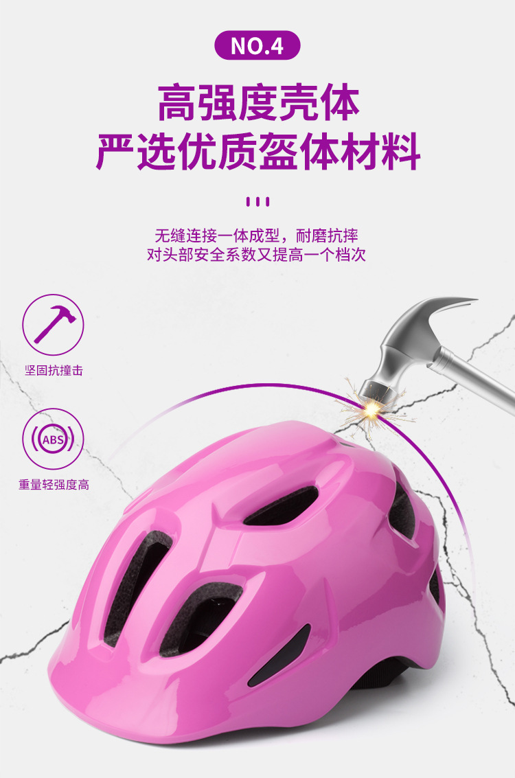 Children's Helmet Bicycle Riding Helmet Roller Skating Skateboard Balance Car Helmet with Children's Helmet with Fly Net