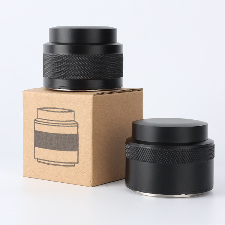 Balance Coffee Tamper Stainless Steel Flat Bottom Press Type Coffee Distributor Tamper Filling 5158mm53mm