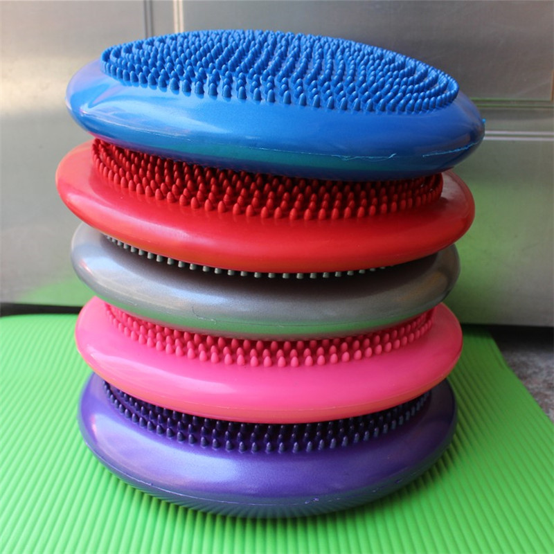 Thickened Yoga Mat Flat Mat Balance Pad Yoga Cushion Massage Mat Yoga Trainer Exercise Fitness Equipment