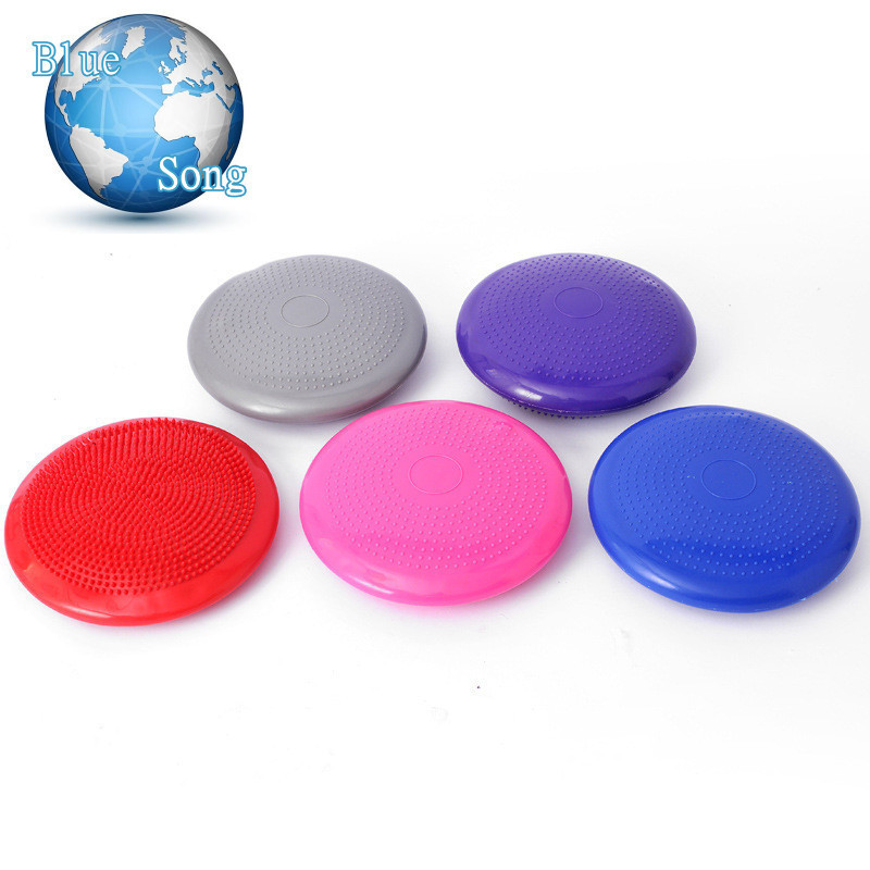 Thickened Yoga Mat Flat Mat Balance Pad Yoga Cushion Massage Mat Yoga Trainer Exercise Fitness Equipment