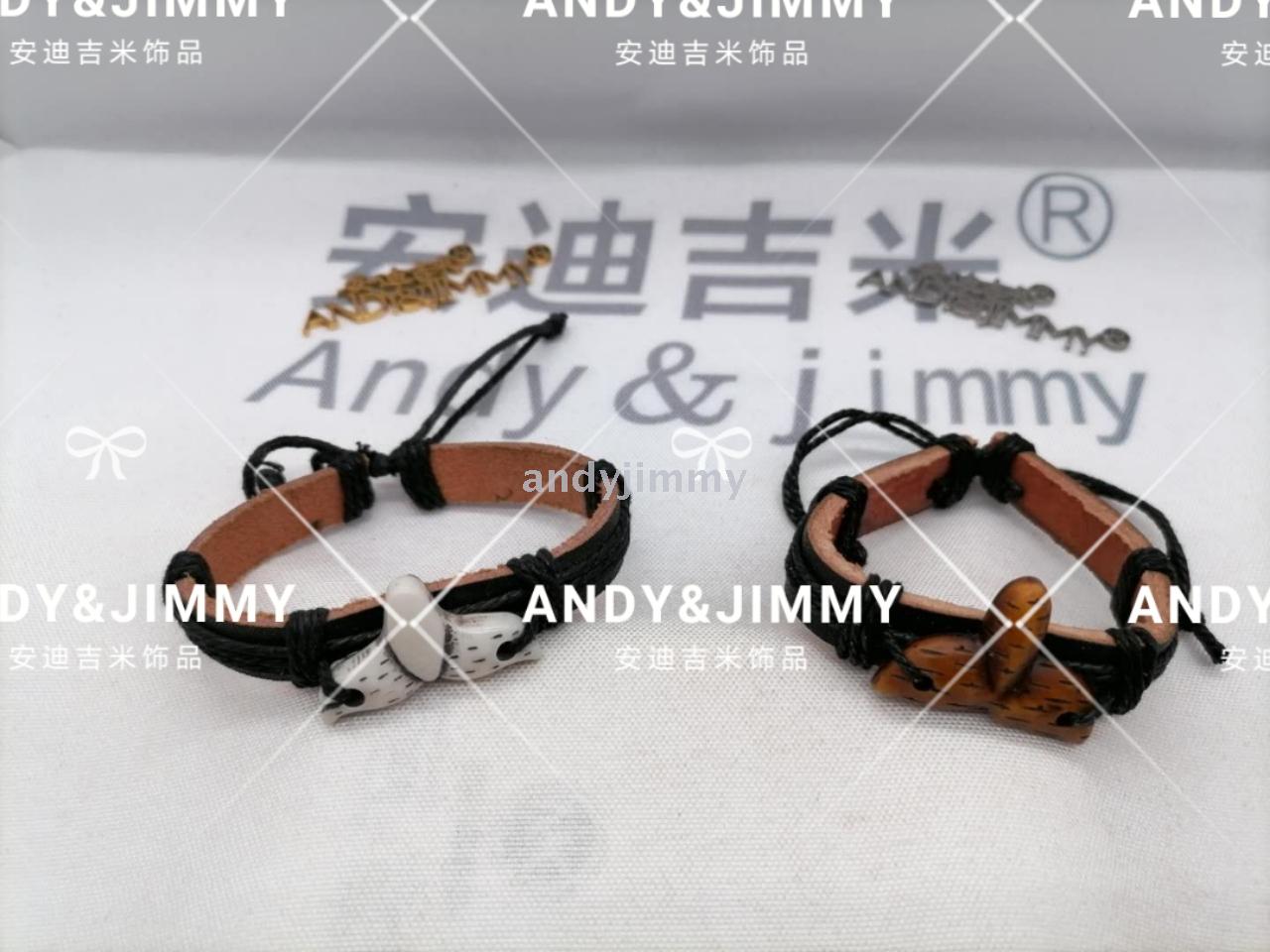 Shark balance payment cowhide bracelet, beach tourist souvenirs, factory direct sales