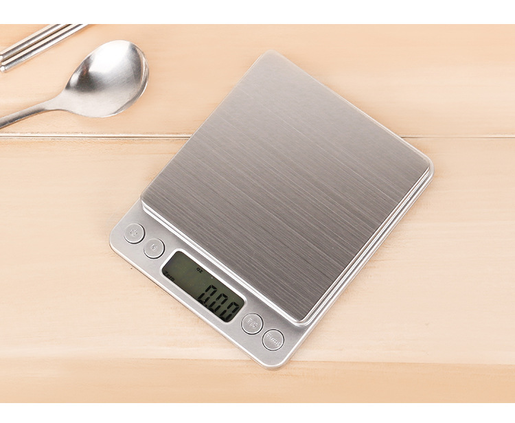 I2000 Kitchen Electronic Scale Multi-Function Baking Food Platform Scale Ultra Precision Balance Scale Jewelry Scale 0.01G