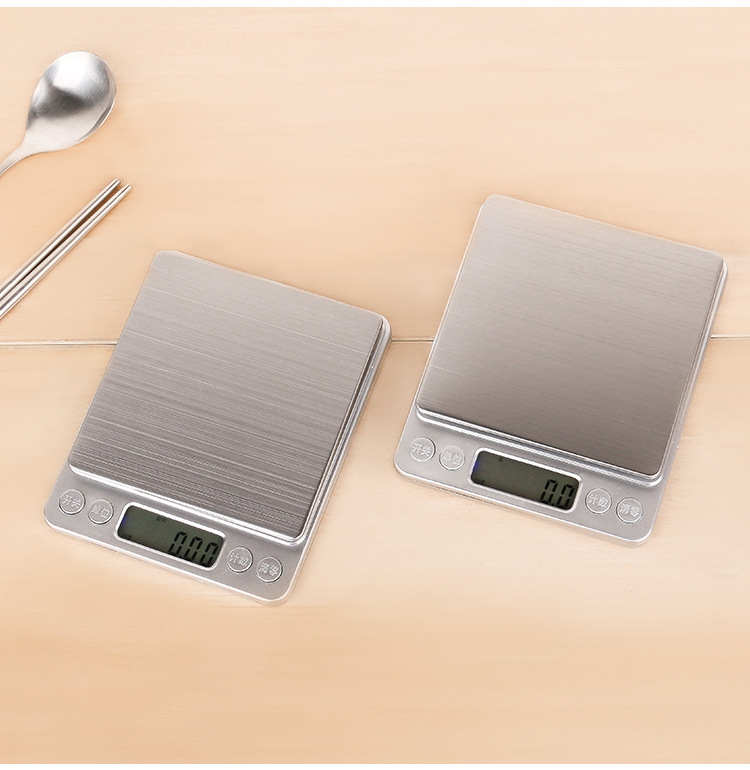 I2000 Kitchen Electronic Scale Multi-Function Baking Food Platform Scale Ultra Precision Balance Scale Jewelry Scale 0.01G
