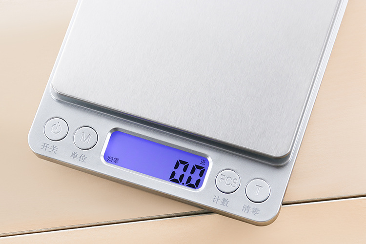 I2000 Kitchen Electronic Scale Multi-Function Baking Food Platform Scale Ultra Precision Balance Scale Jewelry Scale 0.01G