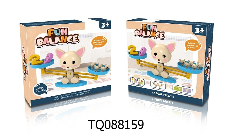 Cross-Border Digital Frog Balance Parent-Child Interaction Digital Addition and Subtraction Balance Balance Cat Children Early Education Educational Toys