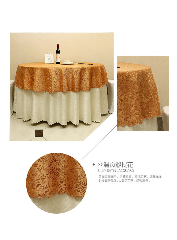 The hotel wedding tablecloth european-style antependium table cloth every year has the balance.