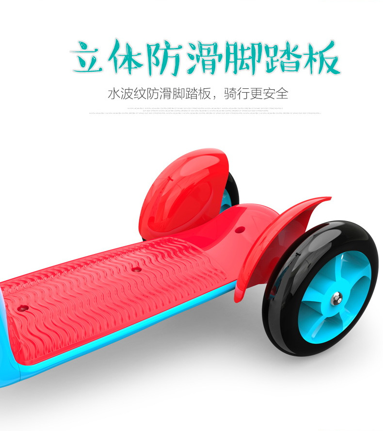 Children's Two-in-One Scooter 1-2-3 Years Old Child Baby Can Sit Kids Balance Bike Multi-Purpose Function Three-Wheel Walker Car