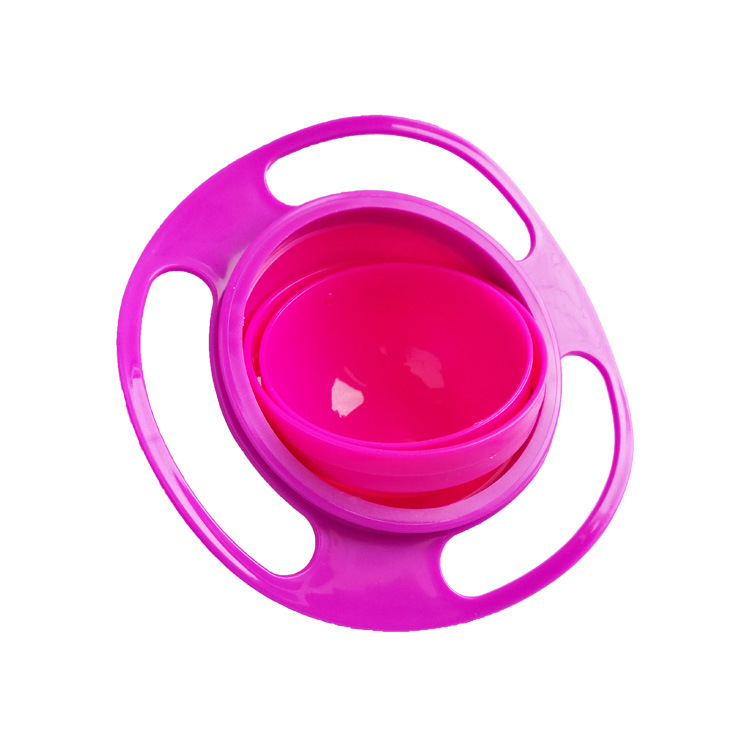 Ebay Amazon children&#039;s Bowl 360 degree rotating balance bowl top bowl FLYING saucer bowl baby bowl does not pour bowl