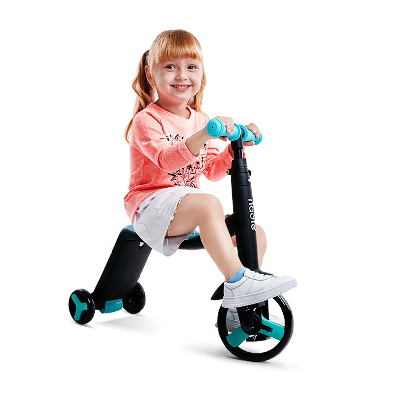 Children's Scooter Balance Car Tricycle Three-in-One Baby's Stroller Scooter Luge Natto Nadle