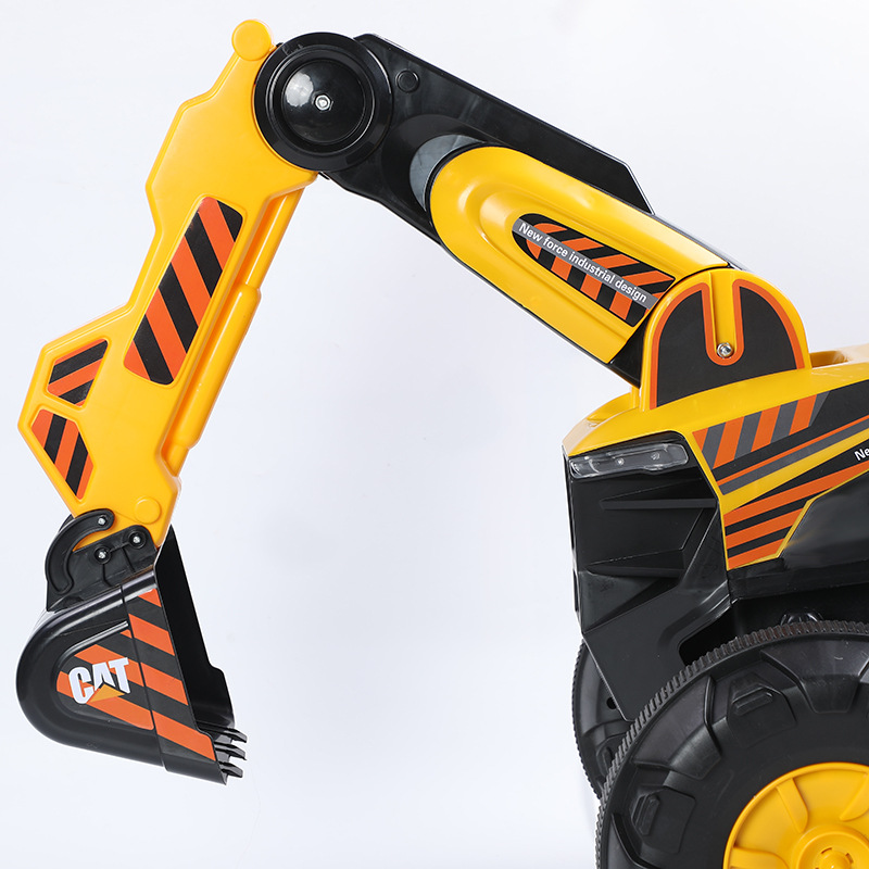 Stall Supply Four-Wheel Drive All-Electric Children&#039;s Toy Car Four-Wheel Outdoor Balance Excavator Toy Car Charging
