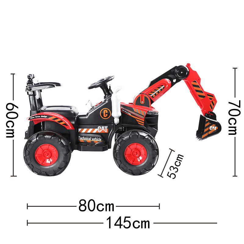 Stall Supply Four-Wheel Drive All-Electric Children's Toy Car Four-Wheel Outdoor Balance Excavator Toy Car Charging Stall Supply Four-Wheel Drive All-Electric Children's Toy Car Four-Wheel Outdoor Balance Excavator Toy Car Charging