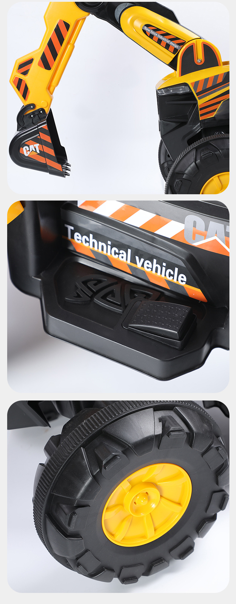 Stall Supply Four-Wheel Drive All-Electric Children's Toy Car Four-Wheel Outdoor Balance Excavator Toy Car Charging Stall Supply Four-Wheel Drive All-Electric Children's Toy Car Four-Wheel Outdoor Balance Excavator Toy Car Charging