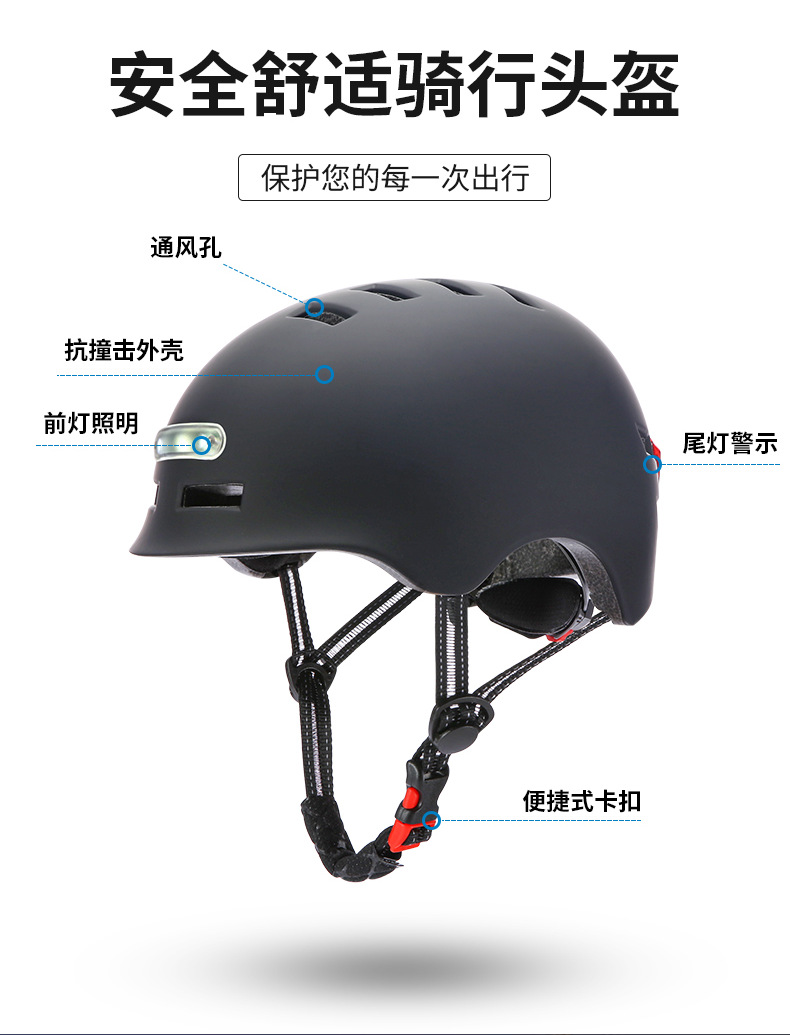 Lighting Warning with Lights Integrated Helmet Bicycle Balance Car ElectrombileScooter Cycling Outdoor Helmet Lighting Warning with Lights Integrated Helmet Bicycle Balance Car ElectrombileScooter Cycling Outdoor Helmet