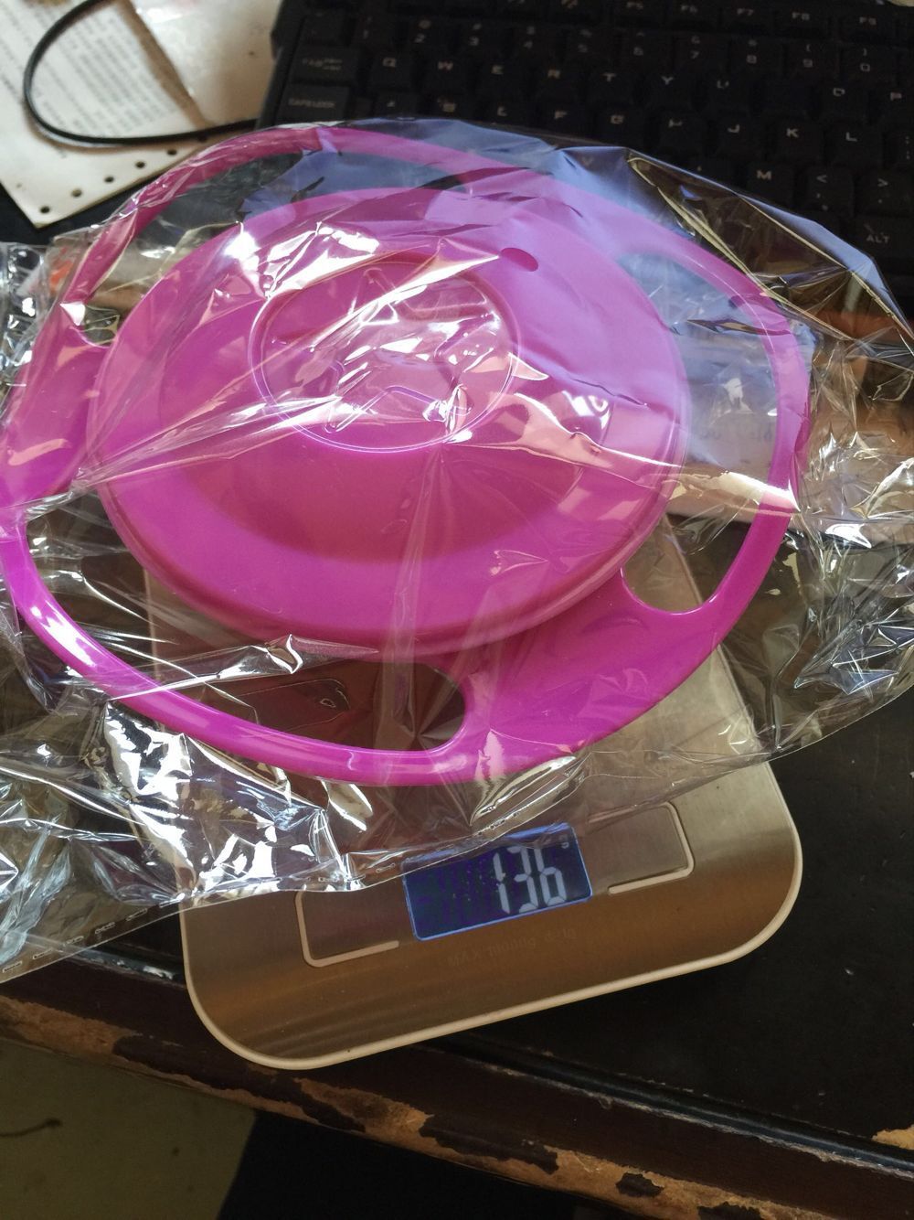 360 degree rotating balance Bowl top Bowl FLYING saucer Bowl baby Bowl