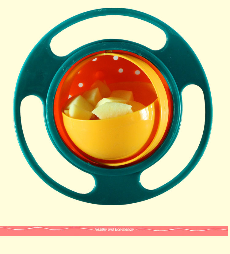 360 degree rotating balance Bowl top Bowl FLYING saucer Bowl baby Bowl