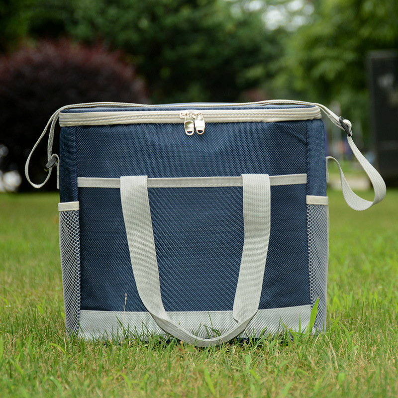 Lunch Box Bag Ice Pack Large Capacity Insulated Lunch Bag Large Outdoor Portable Portable Thickened Cooler Bag