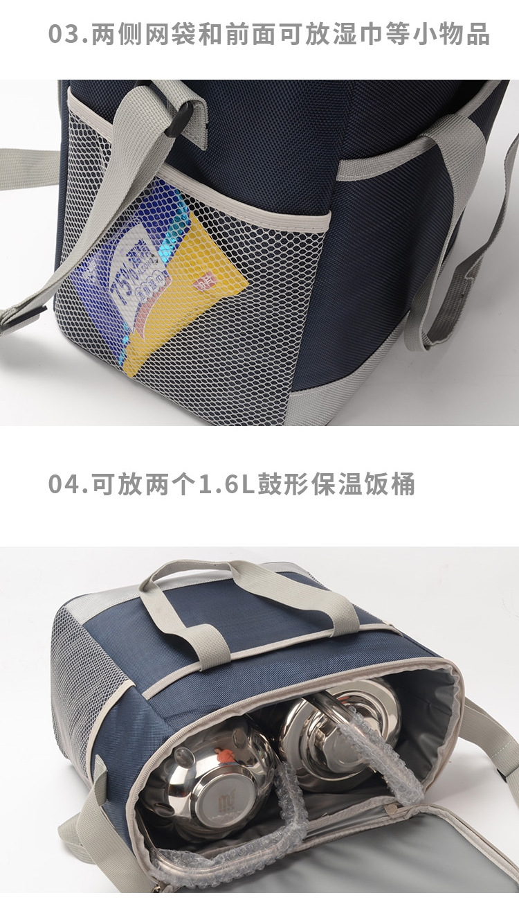 Lunch Box Bag Ice Pack Large Capacity Insulated Lunch Bag Large Outdoor Portable Portable Thickened Cooler Bag Lunch Box Bag Ice Pack Large Capacity Insulated Lunch Bag Large Outdoor Portable Portable Thickened Cooler Bag