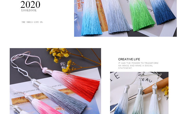 8cm Gradient Tassel Fringe Segment Ran Closed Lanyard Ice Silk Vertical Tassel Bookmark Phone Case Fimbrilla Pendant 8cm Gradient Tassel Fringe Segment Ran Closed Lanyard Ice Silk Vertical Tassel Bookmark Phone Case Fimbrilla Pendant