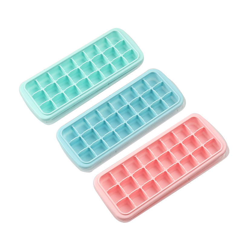 New Silicone Ice Tray 24 Grid 36 Grid Ice Tray with Lid Silicone Ice Tray Home Bar Ice Maker Wholesale
