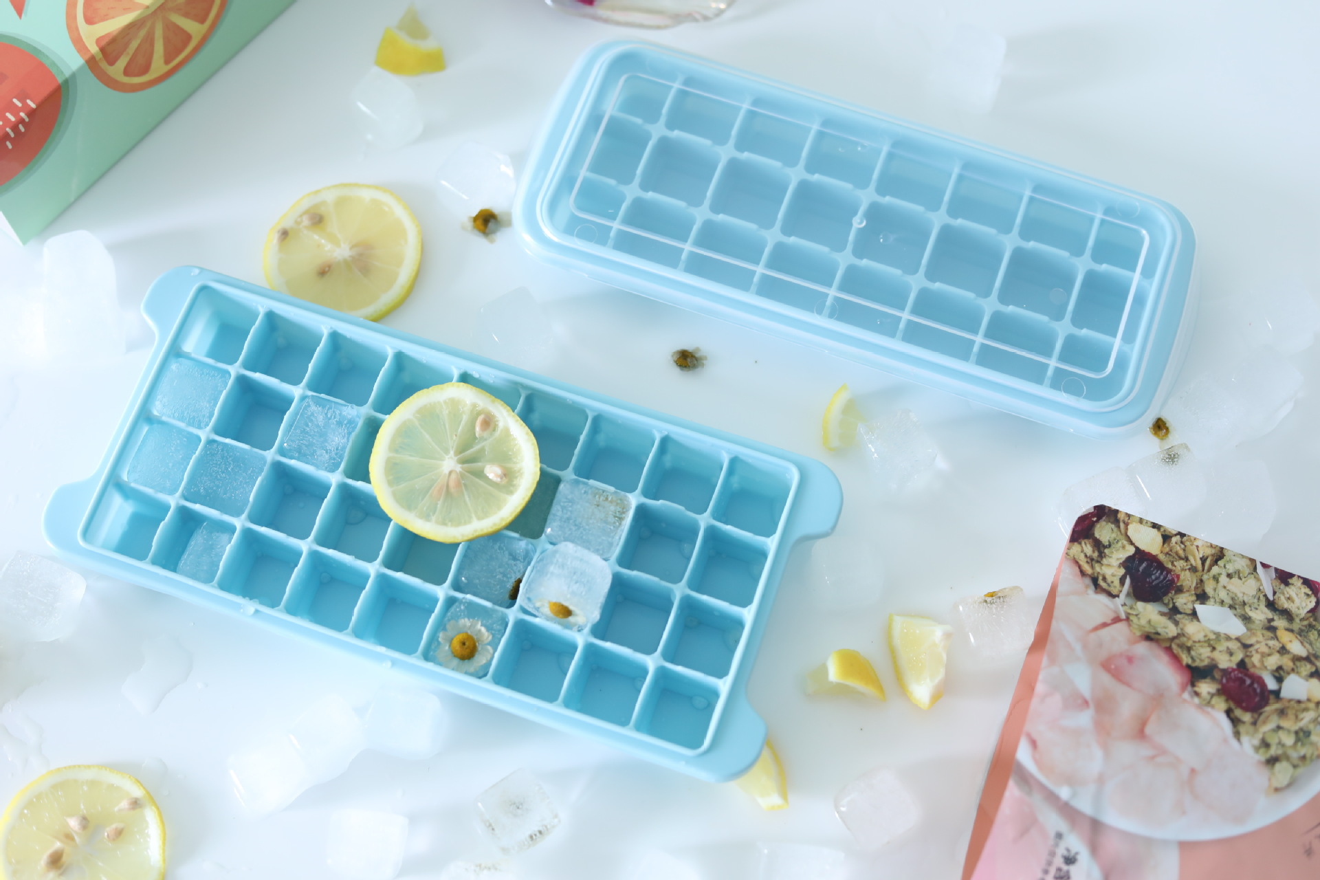 New Silicone Ice Tray 24 Grid 36 Grid Ice Tray with Lid Silicone Ice Tray Home Bar Ice Maker Wholesale New Silicone Ice Tray 24 Grid 36 Grid Ice Tray with Lid Silicone Ice Tray Home Bar Ice Maker Wholesale