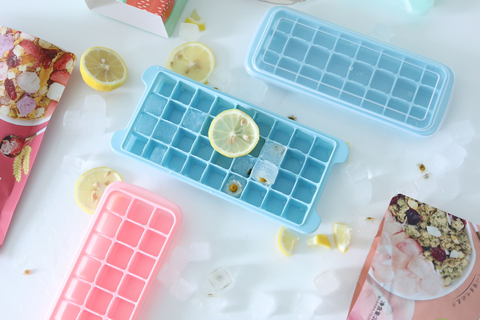 New Silicone Ice Tray 24 Grid 36 Grid Ice Tray with Lid Silicone Ice Tray Home Bar Ice Maker Wholesale New Silicone Ice Tray 24 Grid 36 Grid Ice Tray with Lid Silicone Ice Tray Home Bar Ice Maker Wholesale