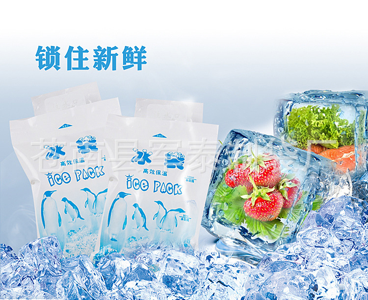 Refrigerated Food Cold Compress Fruit Seafood Aquatic Fresh Express Ice Pack Extra Thick Retain Freshness Ice Bag Refrigerated Food Cold Compress Fruit Seafood Aquatic Fresh Express Ice Pack Extra Thick Retain Freshness Ice Bag
