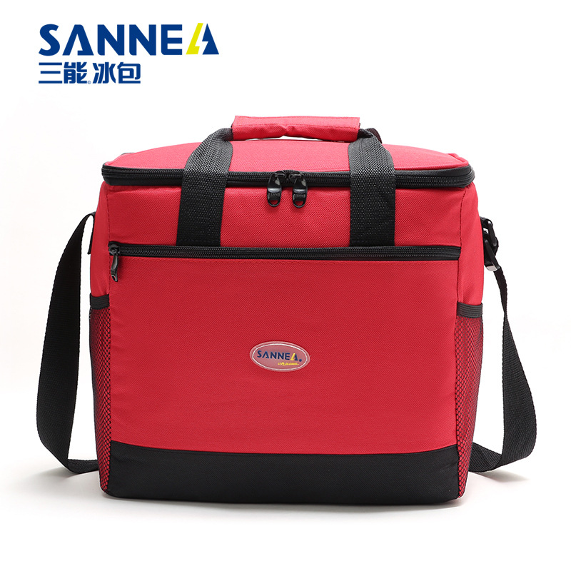 16L Insulated Bag Picnic Ice Pack Oxford Cloth Cold Storage Bag Lunch Bag Aluminum Foil Bento Thermal Bag Whole