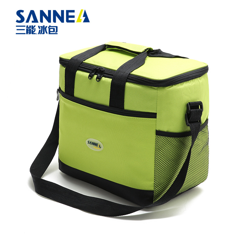 16L Insulated Bag Picnic Ice Pack Oxford Cloth Cold Storage Bag Lunch Bag Aluminum Foil Bento Thermal Bag Whole