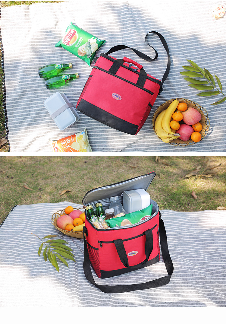 16L Insulated Bag Picnic Ice Pack Oxford Cloth Cold Storage Bag Lunch Bag Aluminum Foil Bento Thermal Bag Whole 16L Insulated Bag Picnic Ice Pack Oxford Cloth Cold Storage Bag Lunch Bag Aluminum Foil Bento Thermal Bag Whole