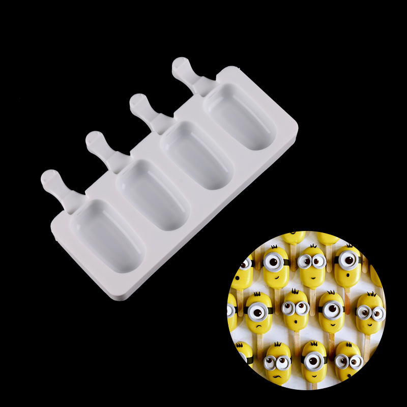 Edible Silicon Ice Cream Popsicle Mold Mousse Ice Cream Cake Mold DIY Baking Mold