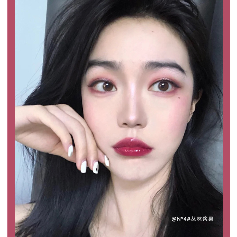 Gella&#039;s Ice Crystal Moisturizing Lipstick with Jiu Moisturizing White No Stain on Cup Not Easy to Fade