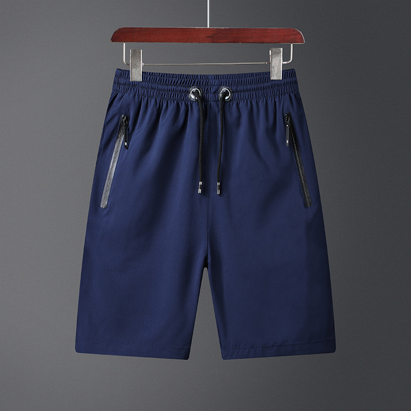 Casual Pants Men&#039;s Waterproof Zipper 2020 New Ice Silk Men&#039;s QuickDry Pants Casual Shorts Sports QuickDrying Beach Pants