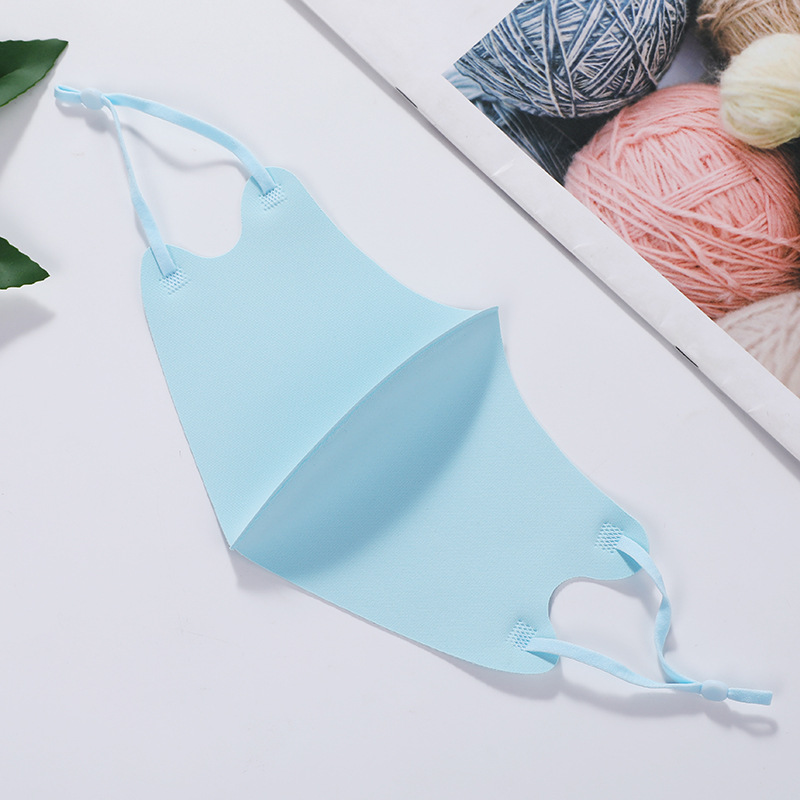 Star ice silk cotton face mask washable face Mask Summer thin breathable dust and radiant manufacturers direct