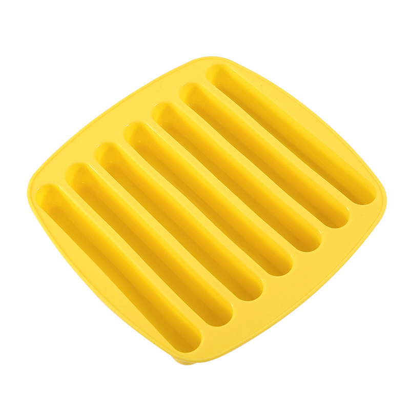 Homemade DIY Silicone Ice Tray Molded Silicone Sausage Ham Hot Dog Mold Finger Cookie Cutter Ice Making Baking Mold